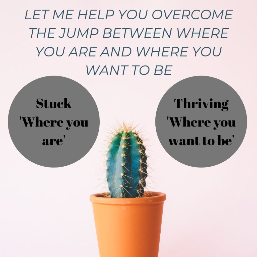 Stuck where you are? Let me help you get to where you want to be?